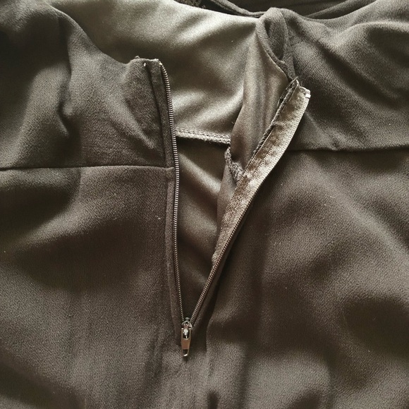 Adam Levine Mini Black Dress Size L Flowy A-Line Flare Whimsigoth Feminine - Picture 10 of 14